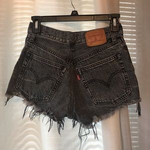 *SOLD* Black Levi Wedgie Shorts